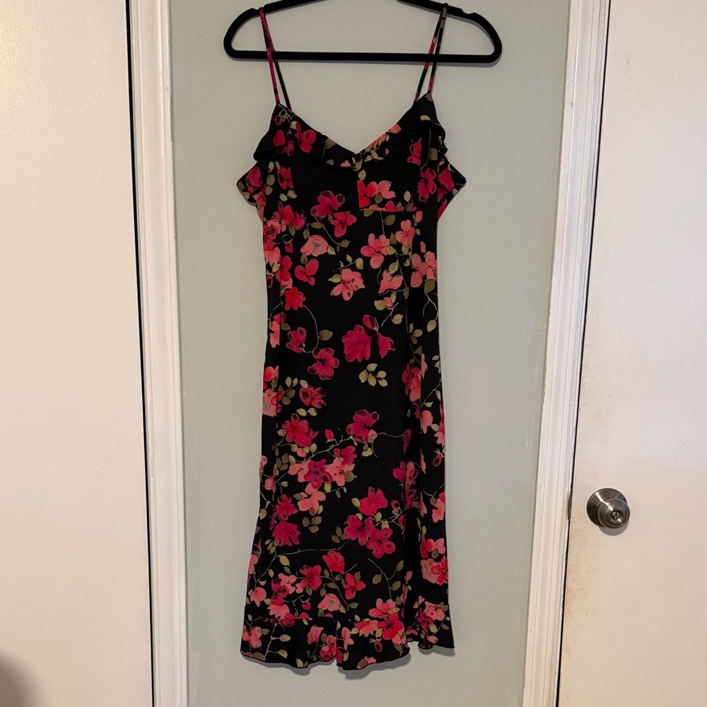 Floral vintage Spaghetti Strap Dress